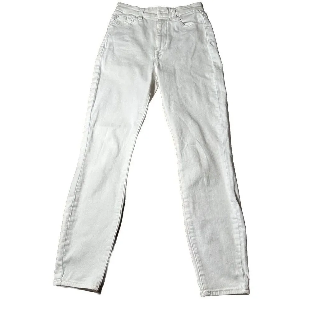 7 For All Mankind Jeans Womens 26 Skinny Aubrey  High Rise‎ Stretch